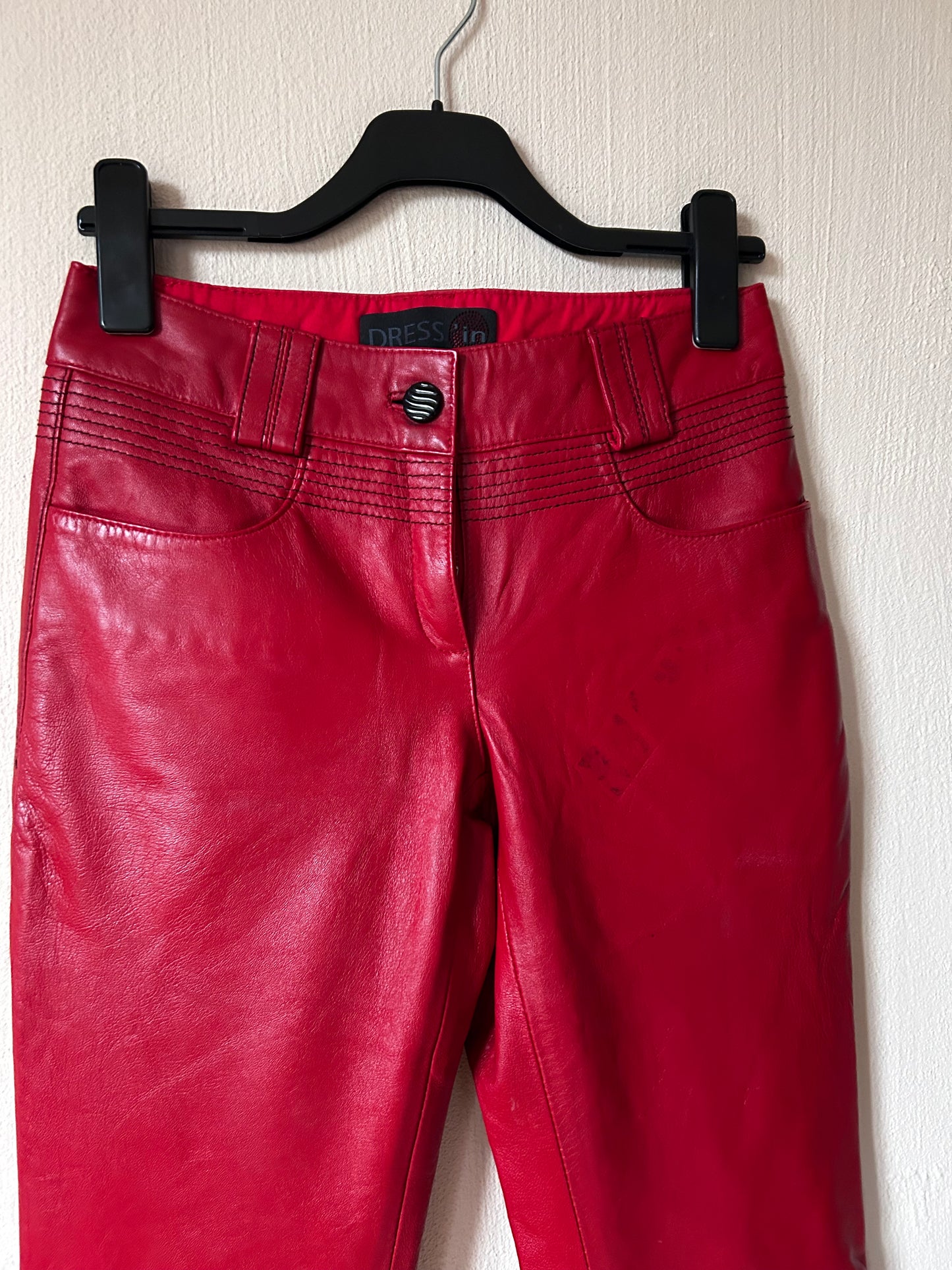 Y2k Vintage leather pants