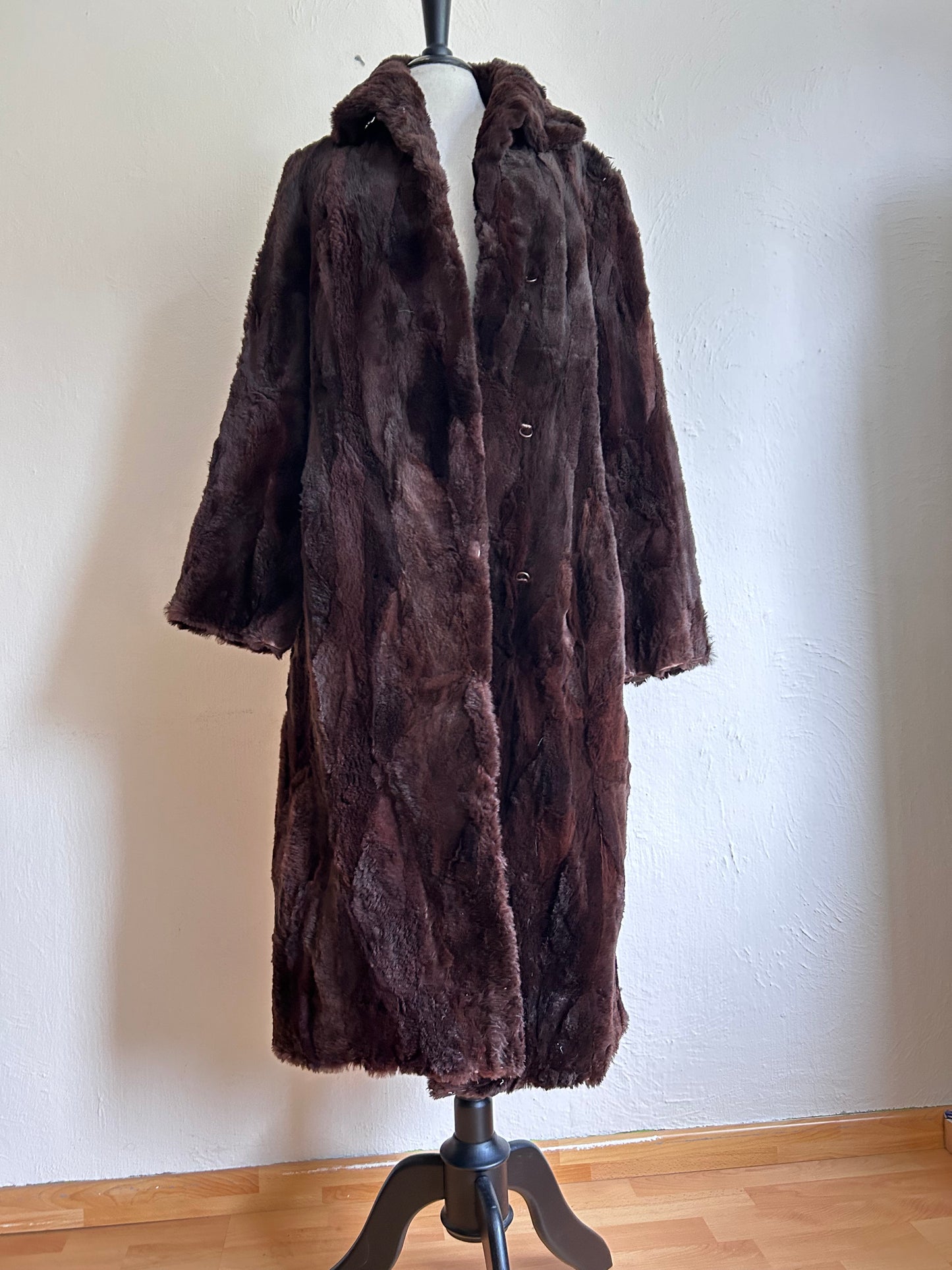 Vintage maxi tedy coat