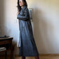 Vintage maxi leather coat