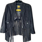 Superdry suede fringe jacket