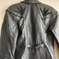 80s leather crop jacket