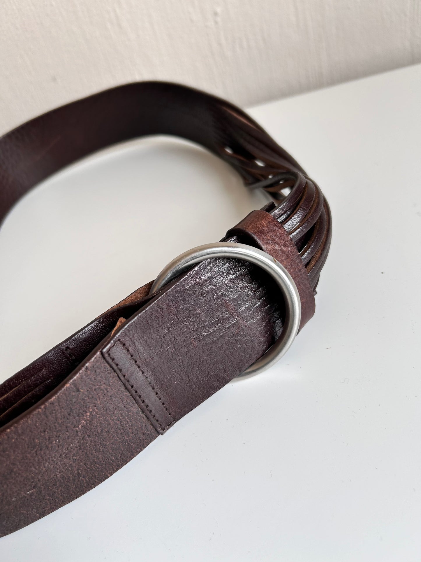 Vintage leather belt