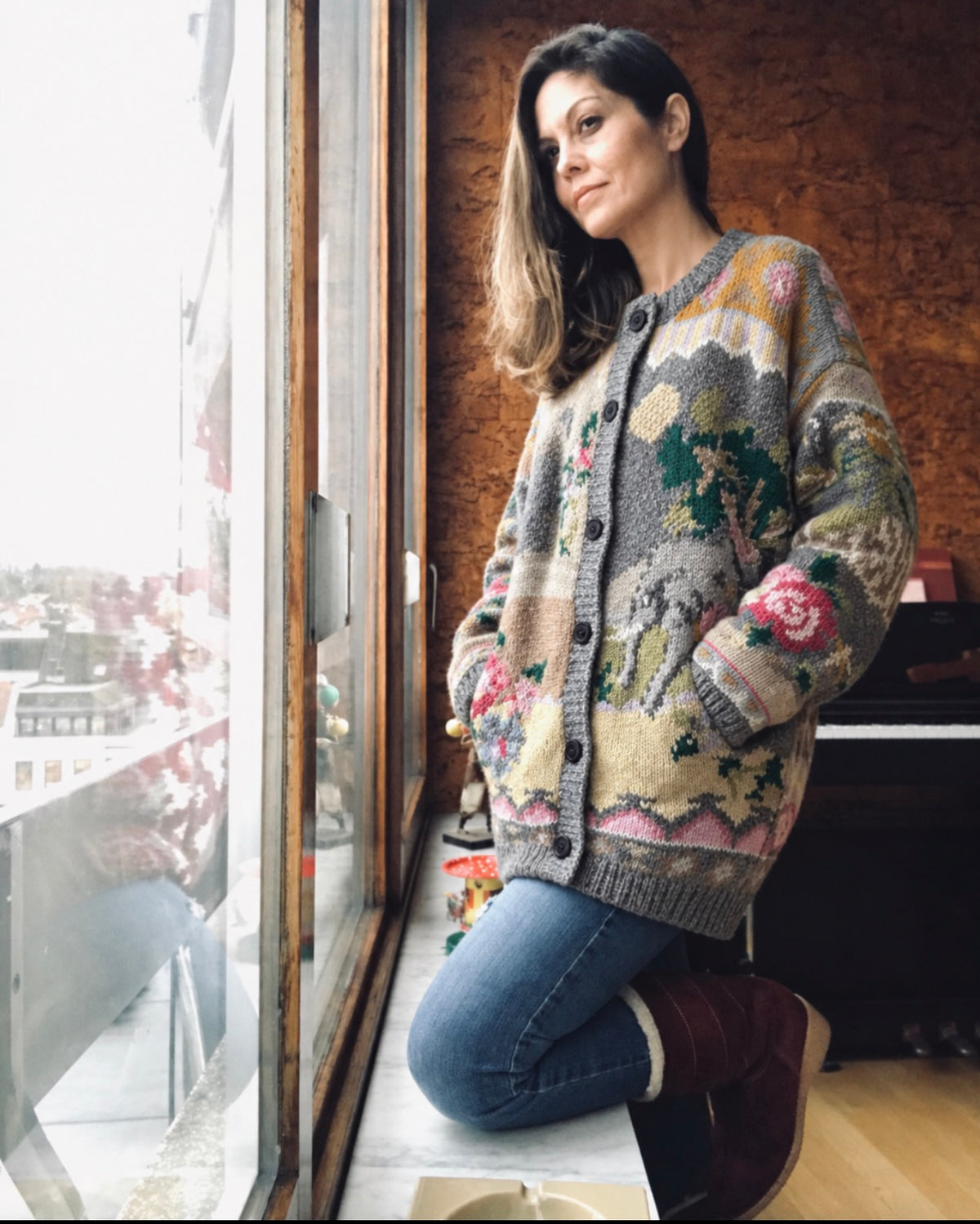 Vintage Together wool cardigan