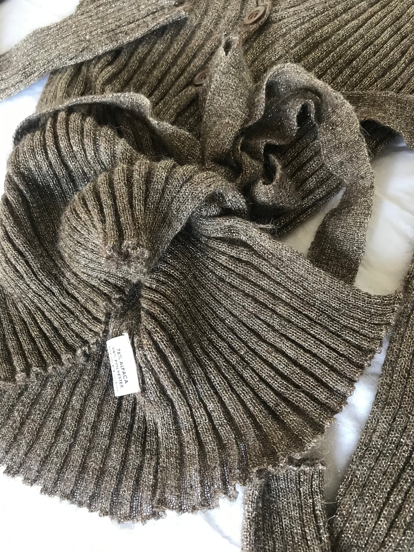 Dries van Noten alpaca cardi