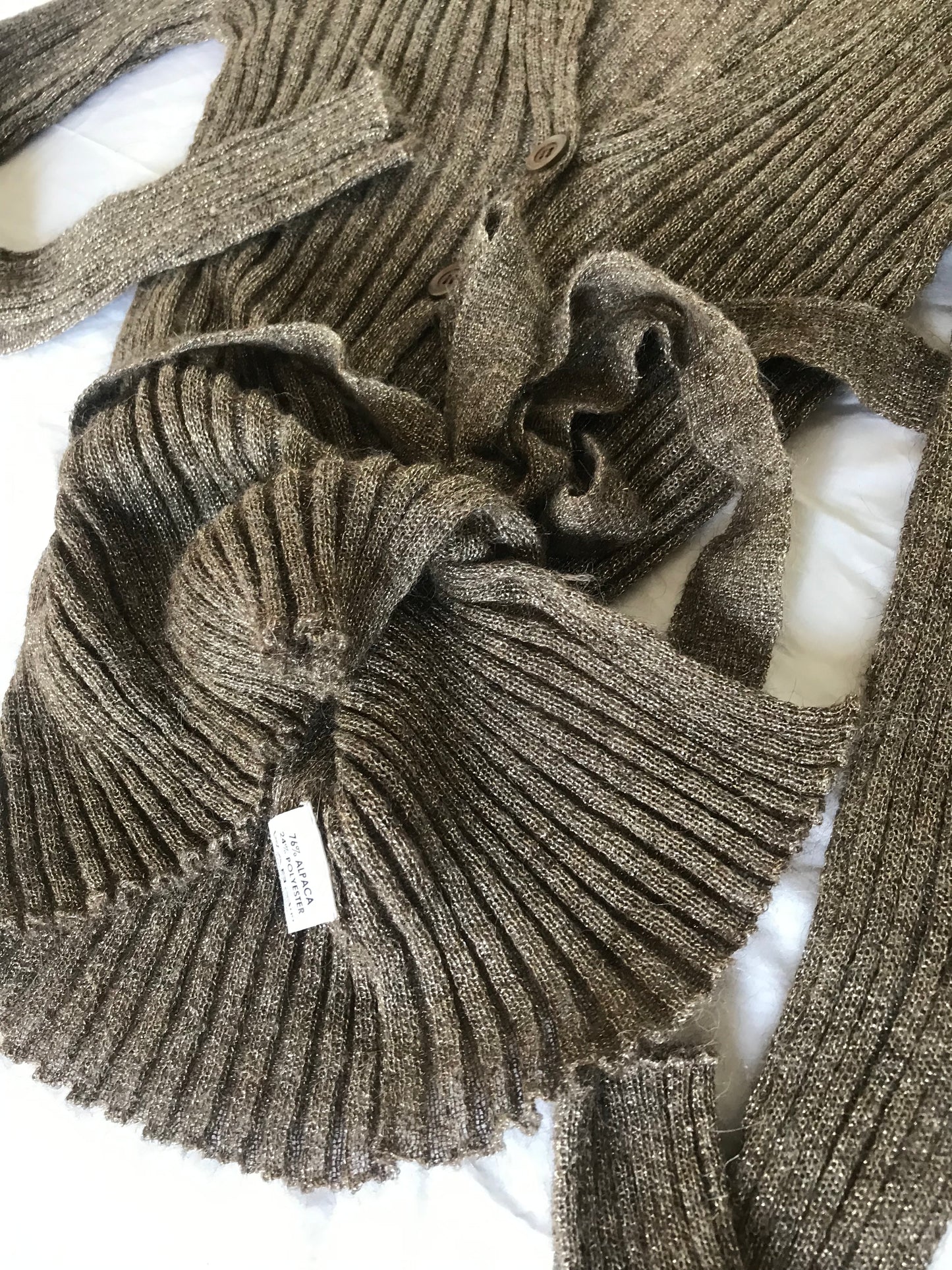 Dries van Noten alpaca cardi