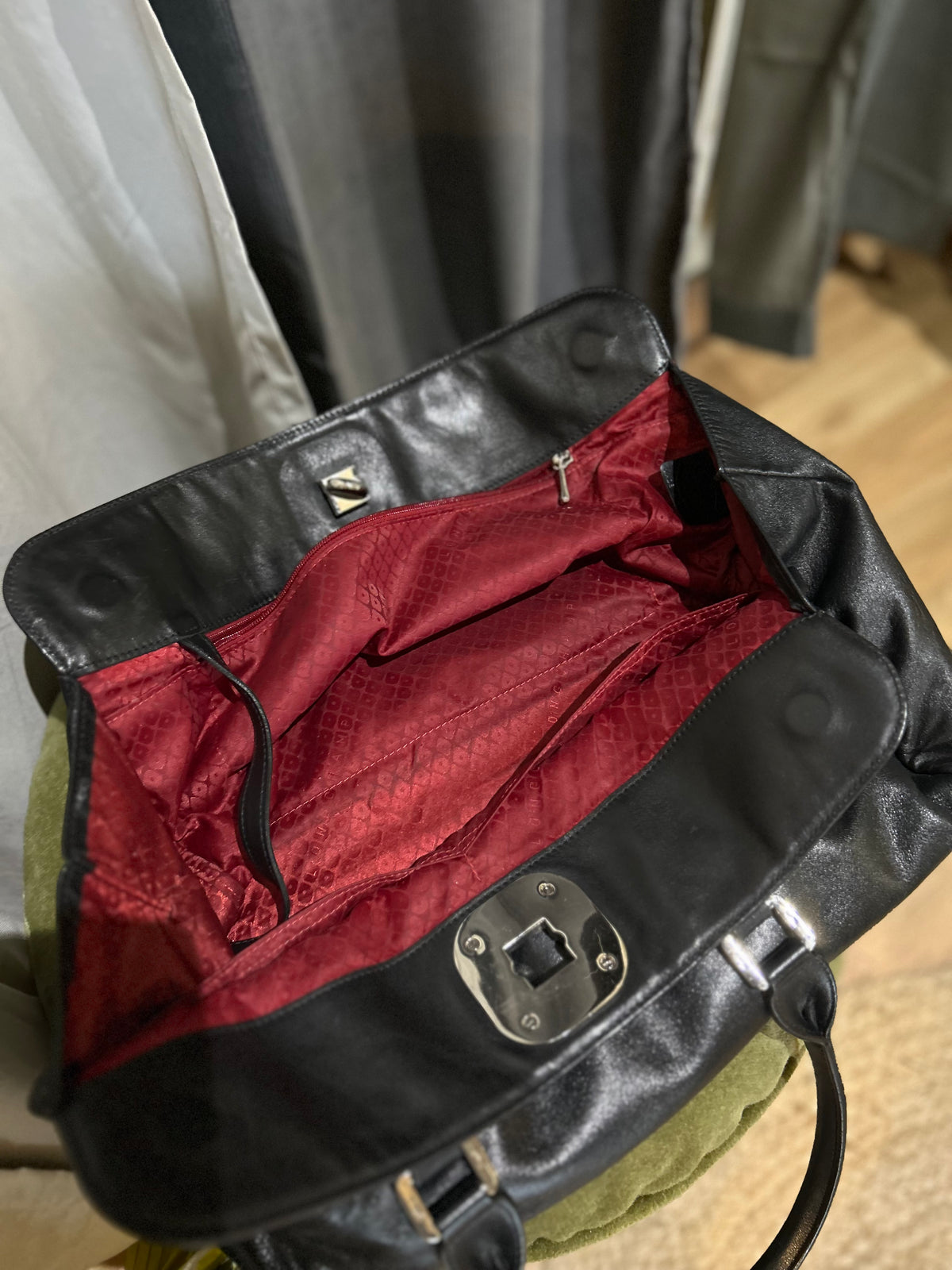Longchamp Gatsby lamb leather handbag