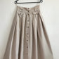 Button front vintage skirt