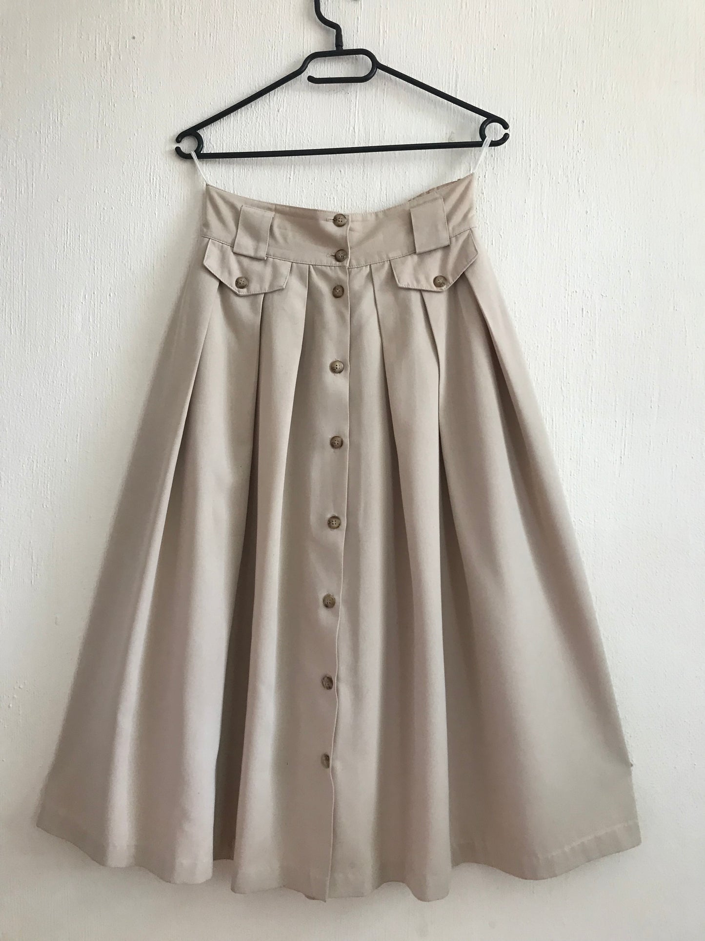 Button front vintage skirt