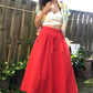 Vintage midi skirt