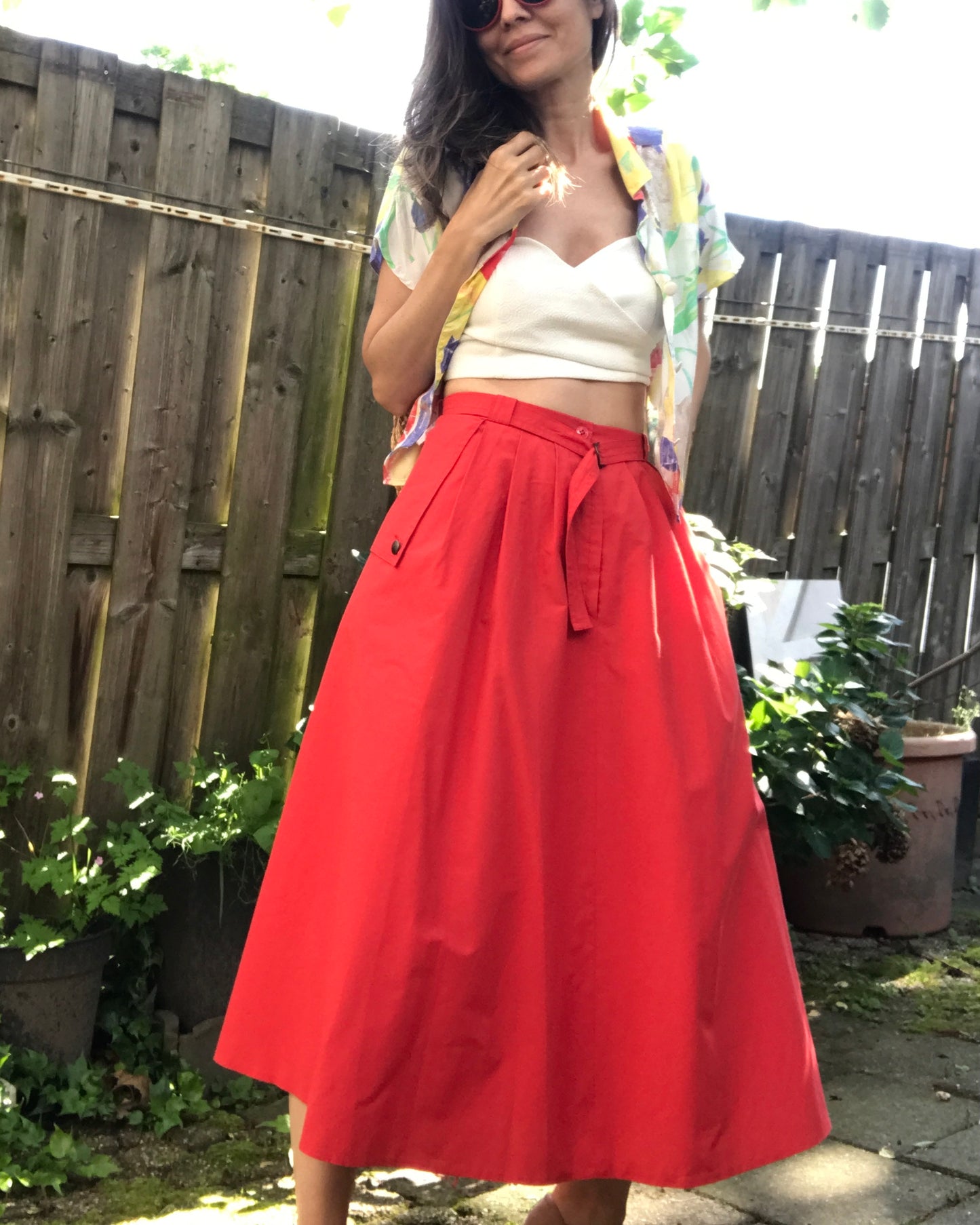 Vintage midi skirt