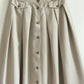 Button front vintage skirt