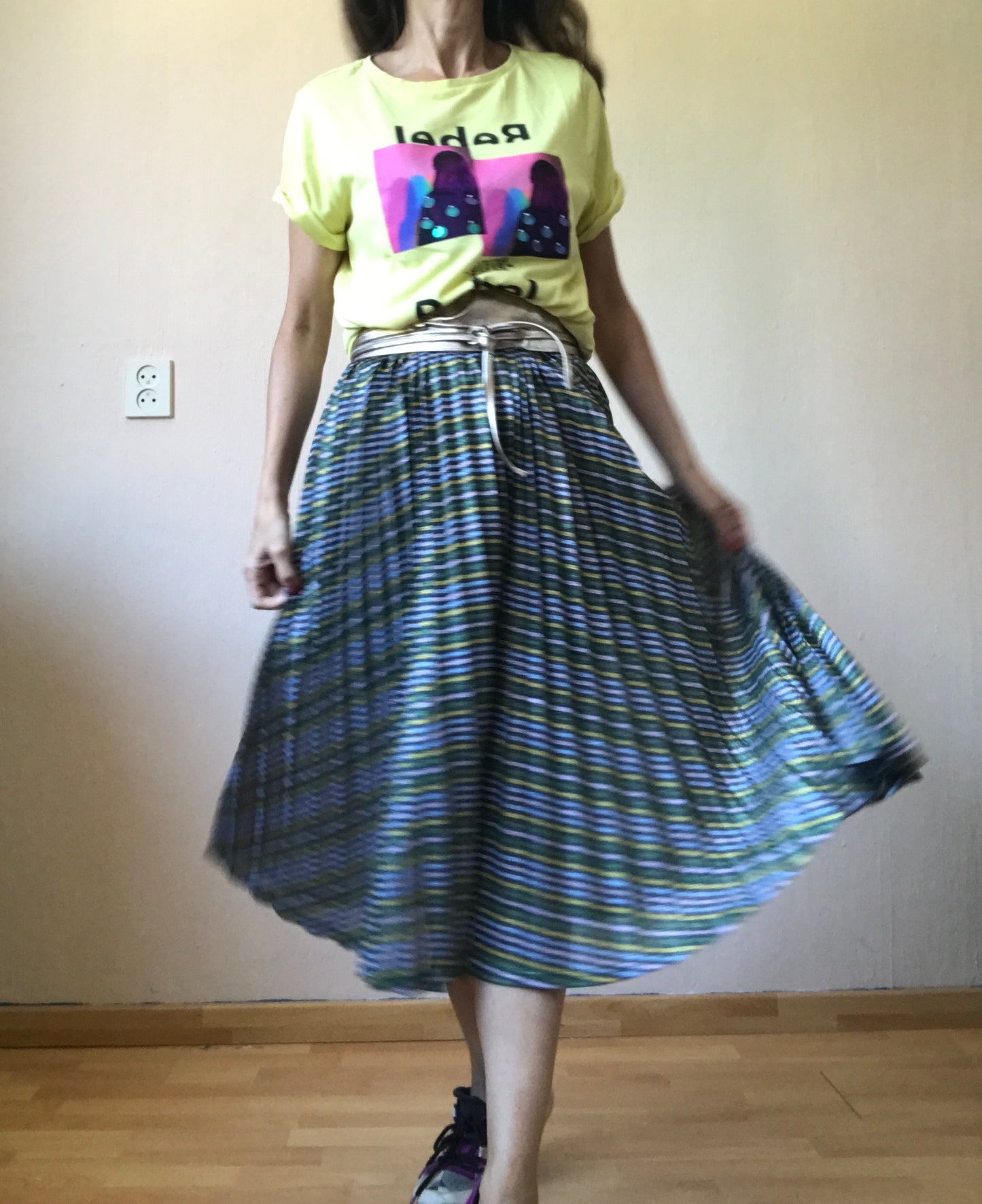 Ange Paris pleated skirt