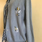 Cardigan with embroidered motifs