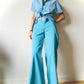 Wide leg flared pants S