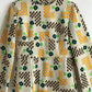 70s retro print dress