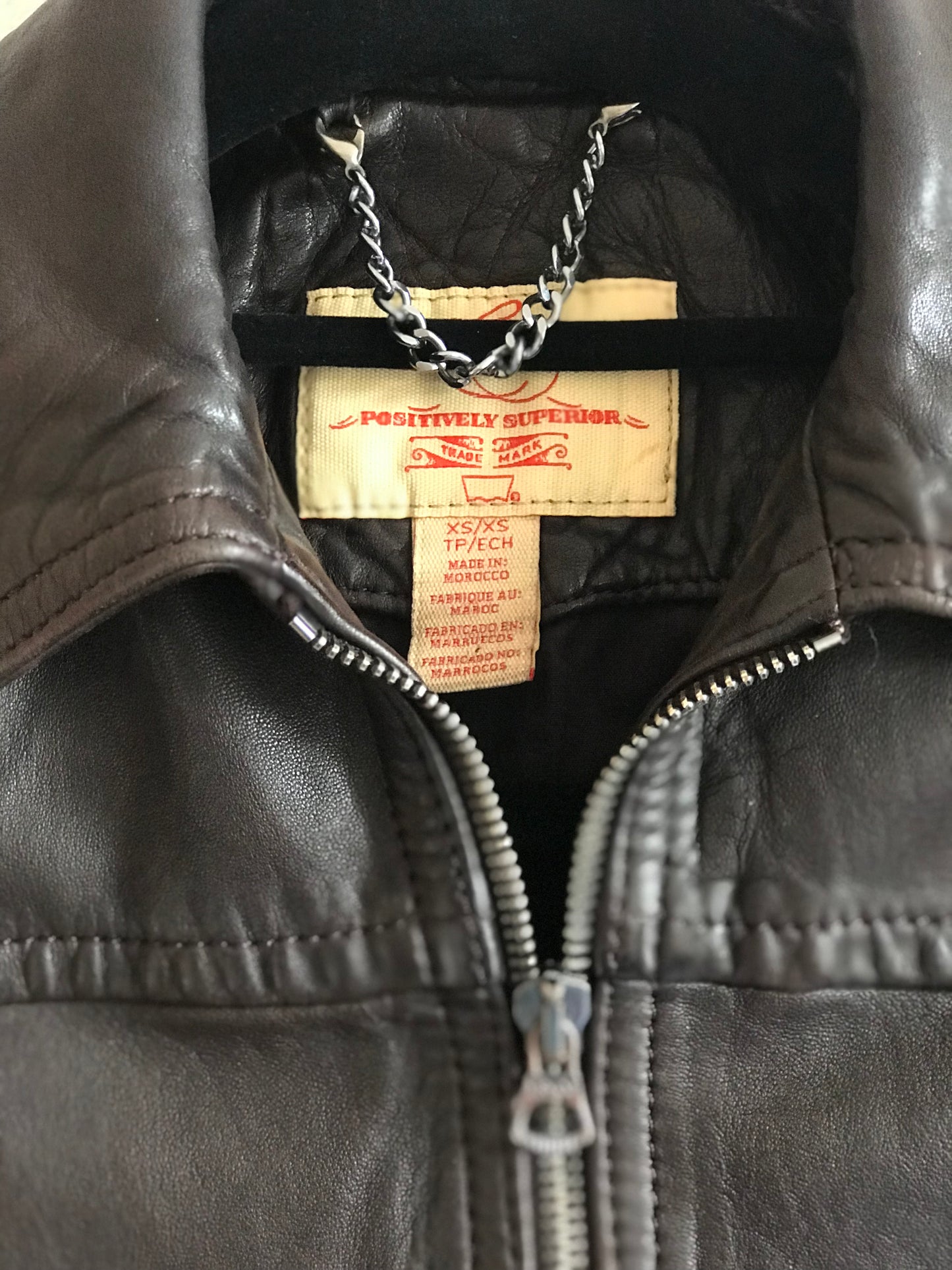 Levi’s leather jacket 90s