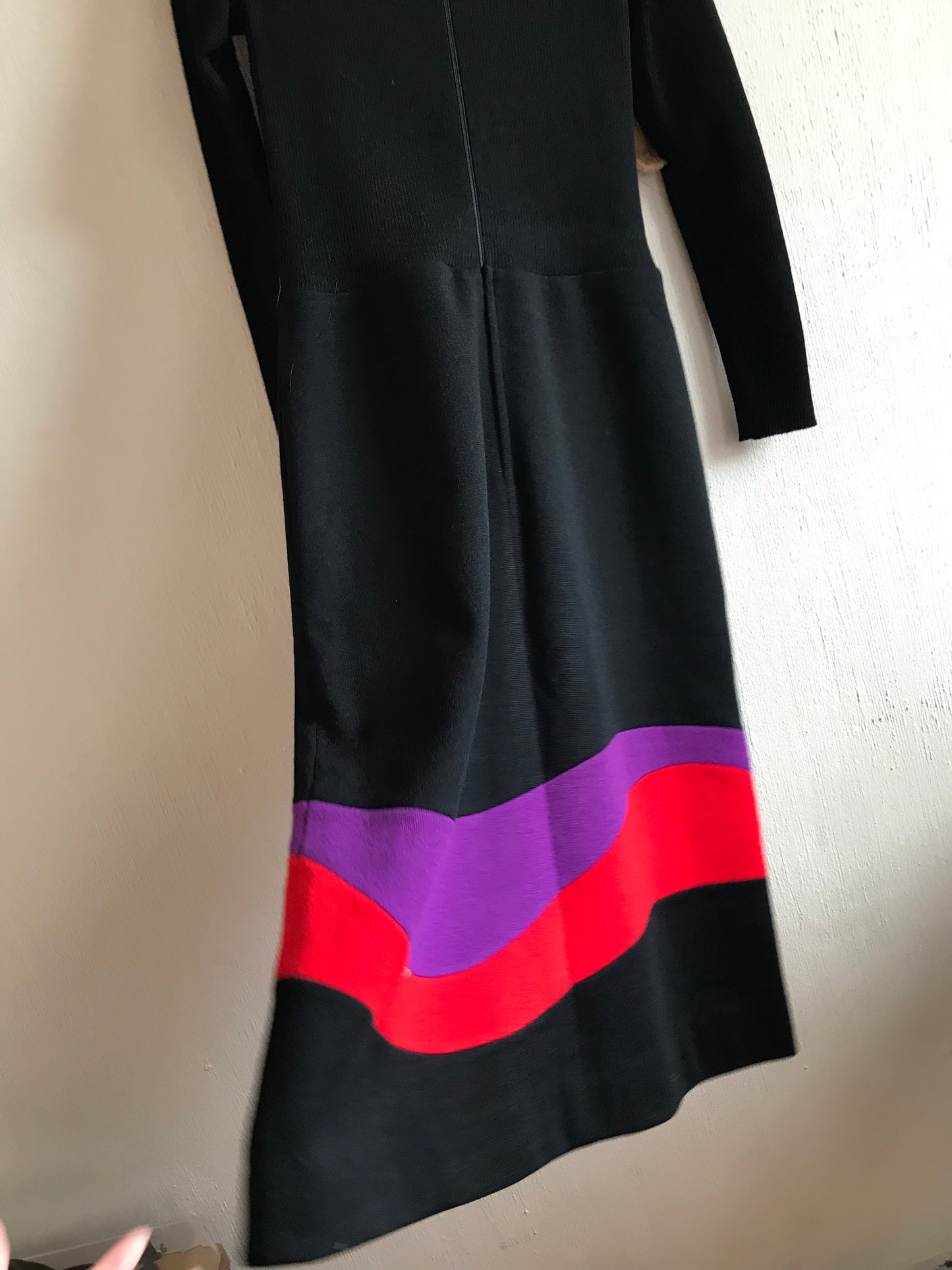 70s wool maxi dress