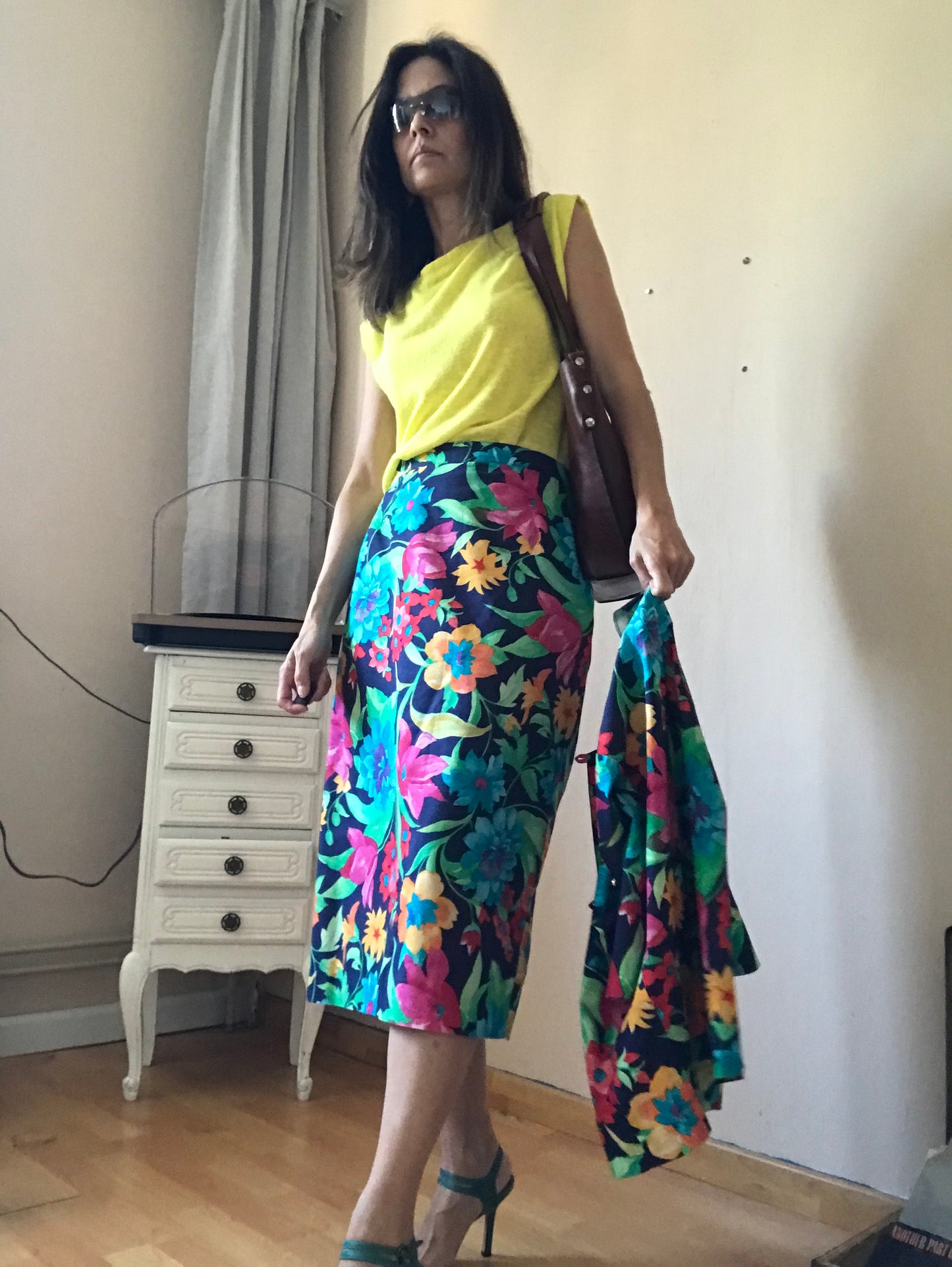 Floral skirt set