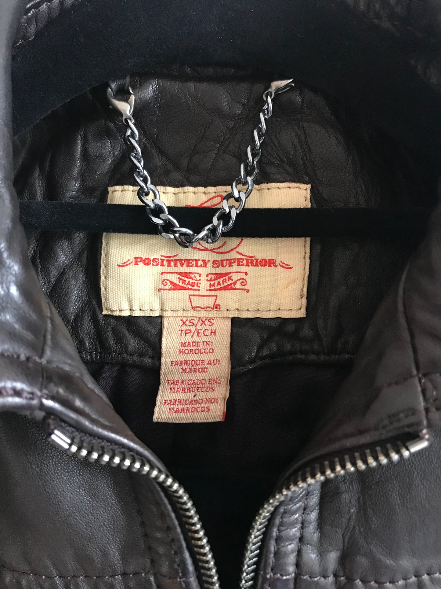 Levi’s leather jacket 90s