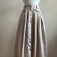 Button front vintage skirt