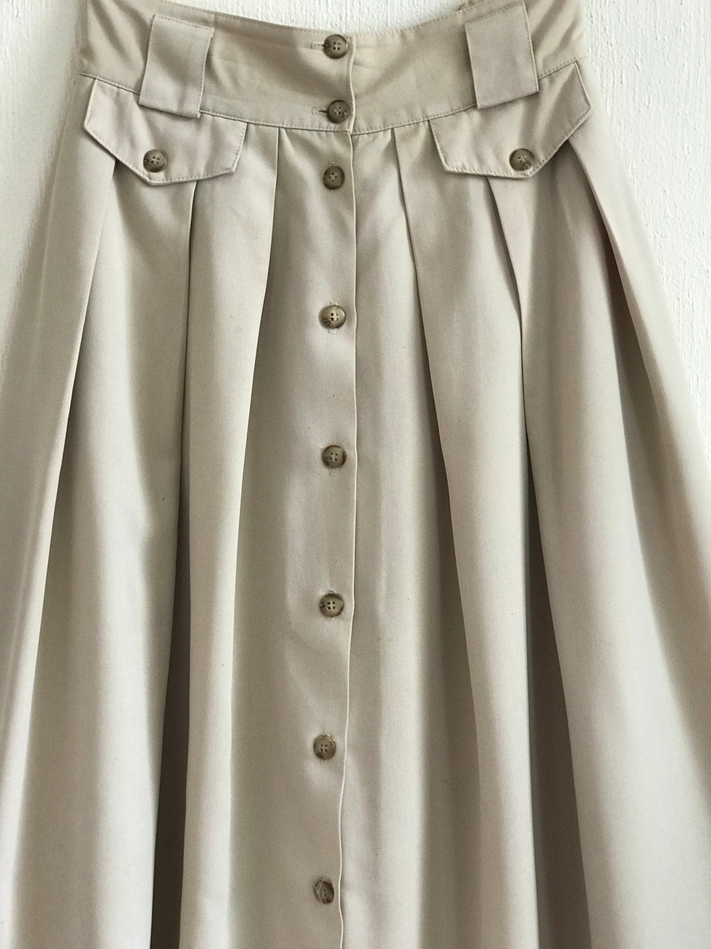 Button front vintage skirt