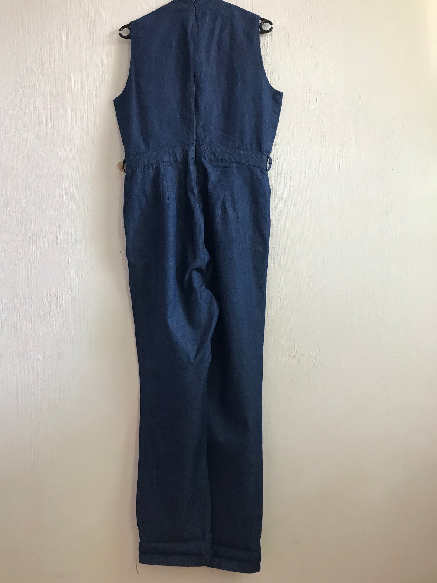 Summer denim jumpsuit