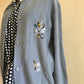 Cardigan with embroidered motifs