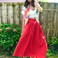 Vintage midi skirt