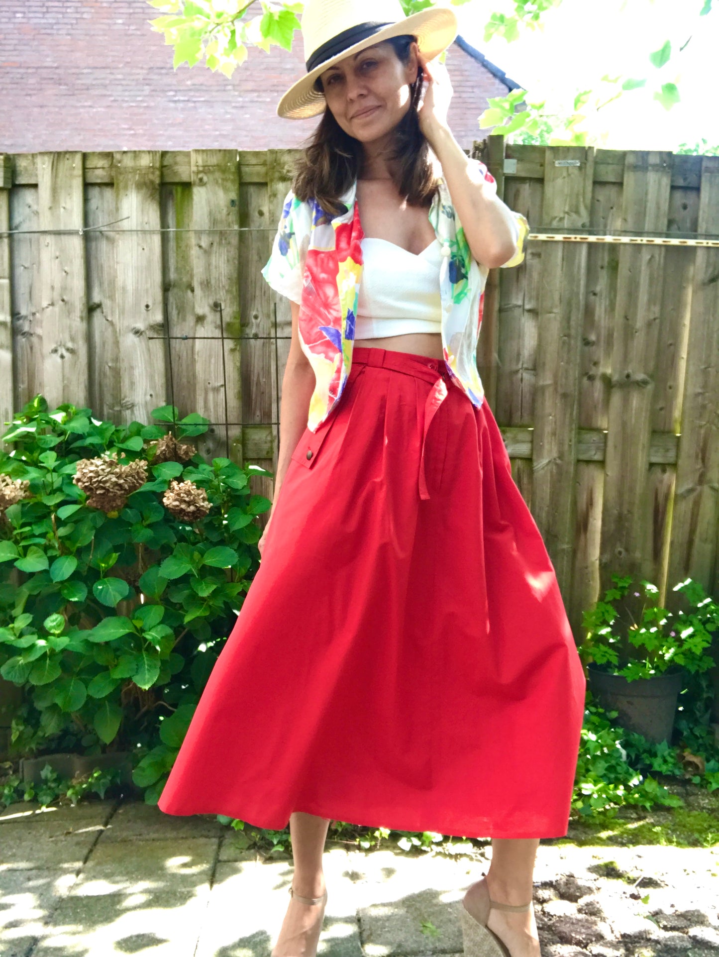 Vintage midi skirt