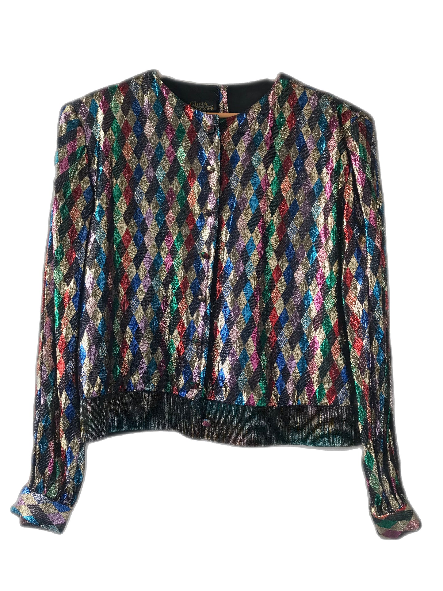 Vintage metallic Sequin bomber