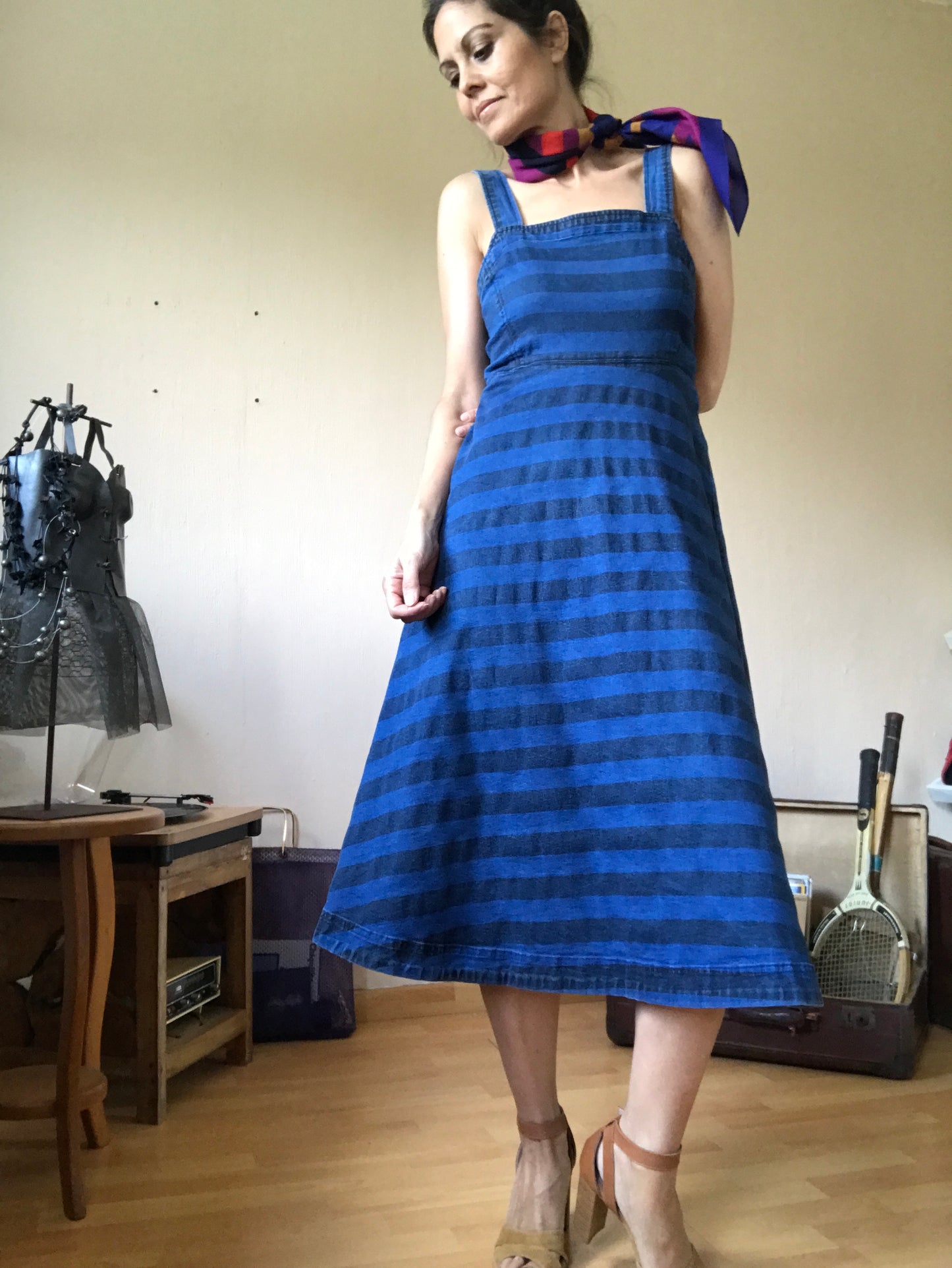 Vintage denim dress