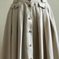 Button front vintage skirt