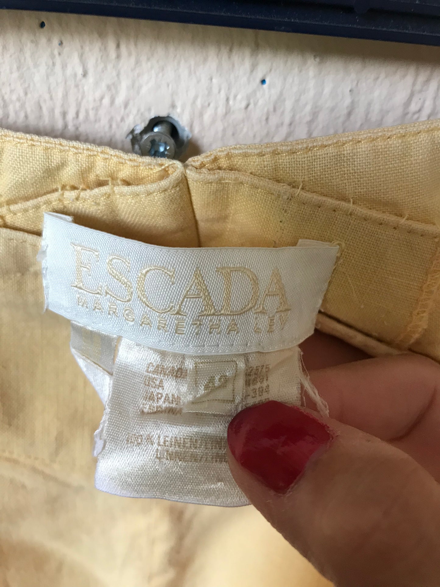 Escada vintage bermuda