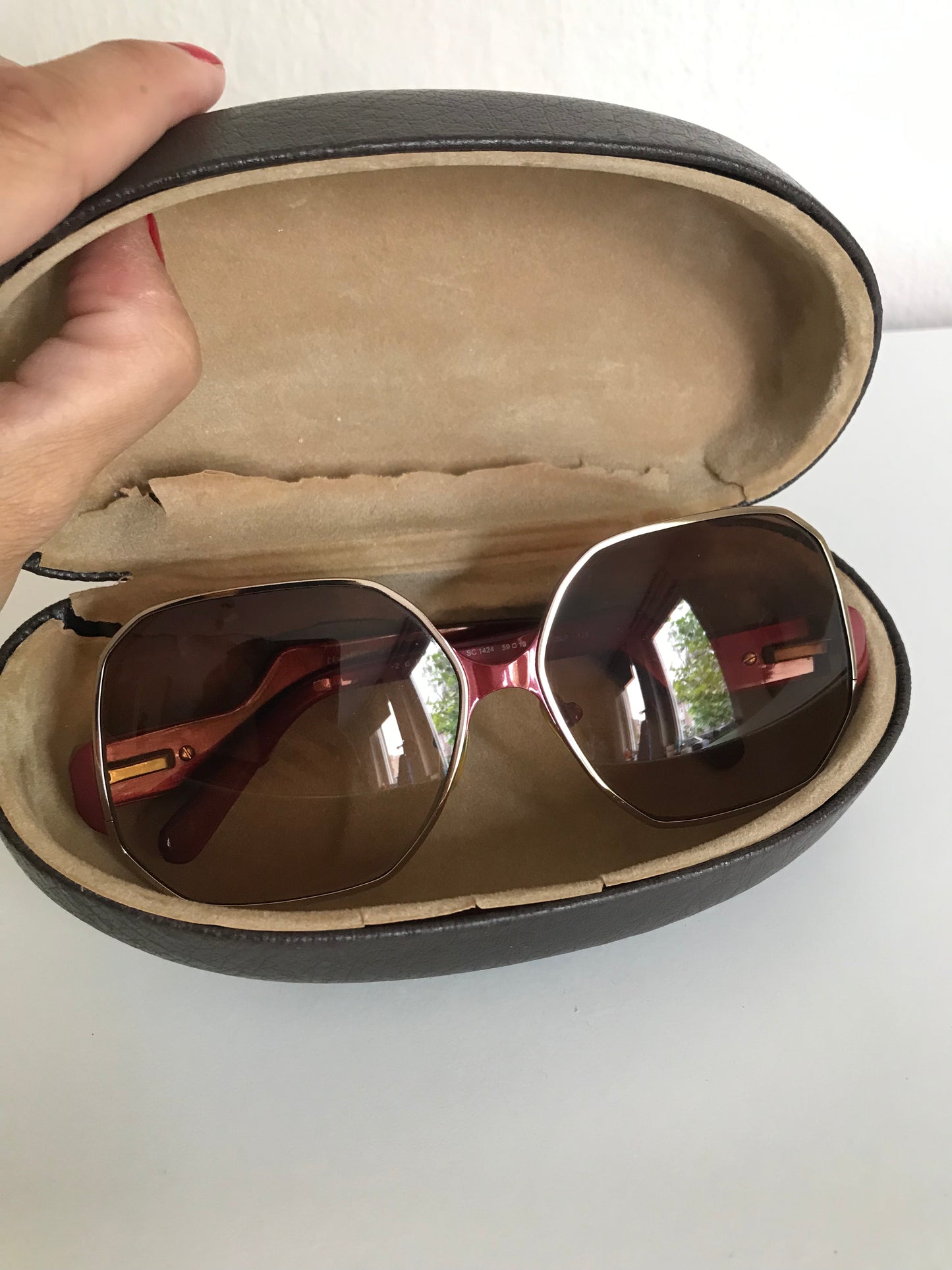 Celine retro cut sunglasses