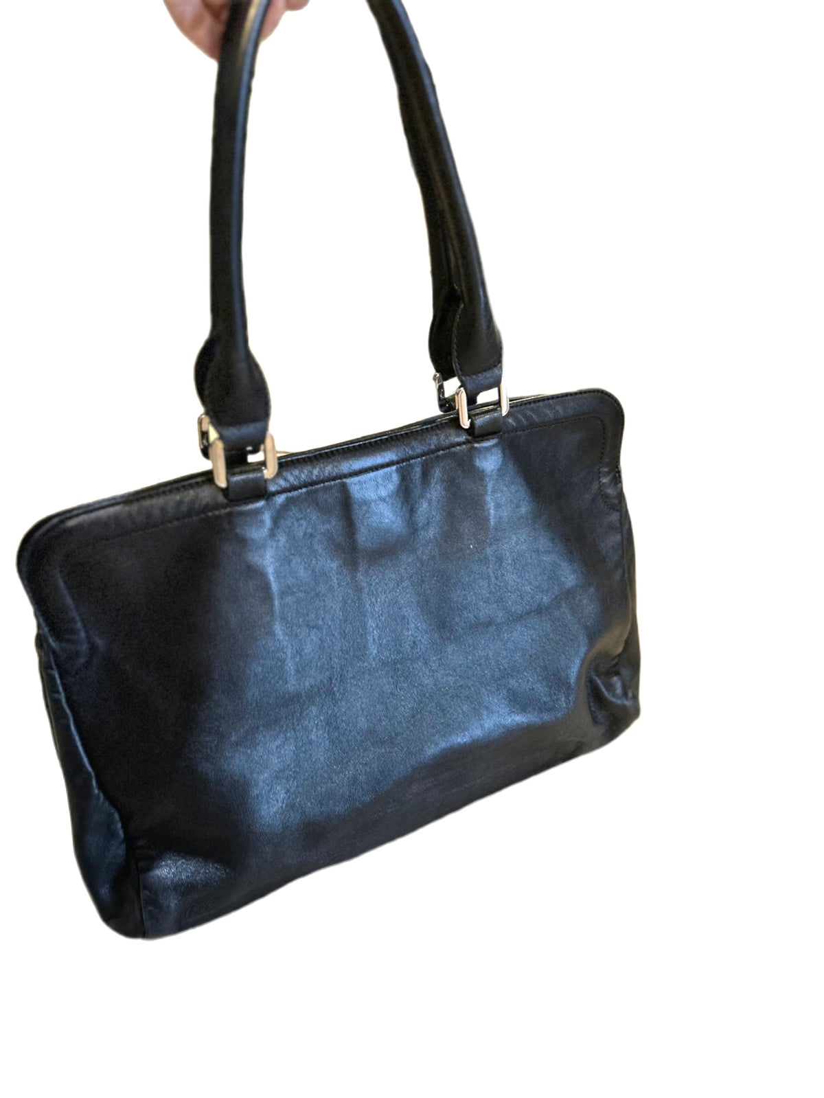 Longchamp Gatsby lamb leather handbag