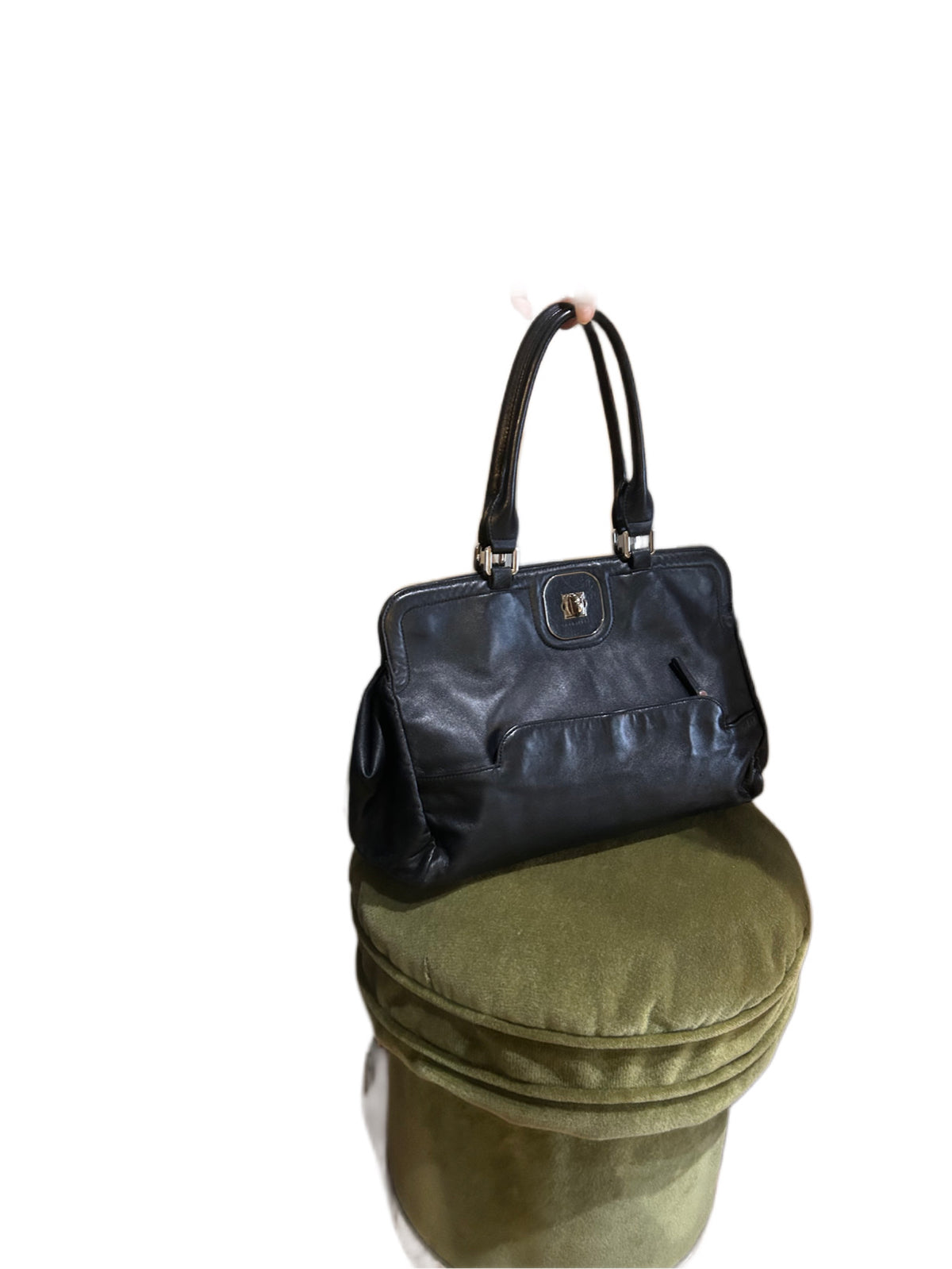 Longchamp Gatsby lamb leather handbag