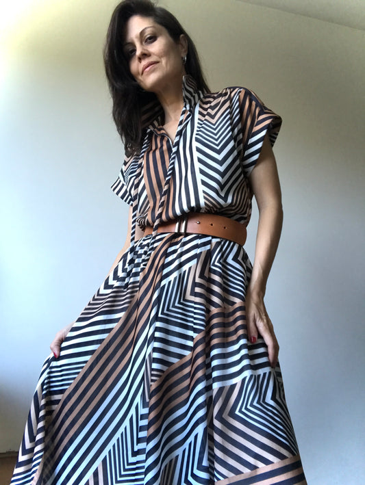 Vintage striped dress