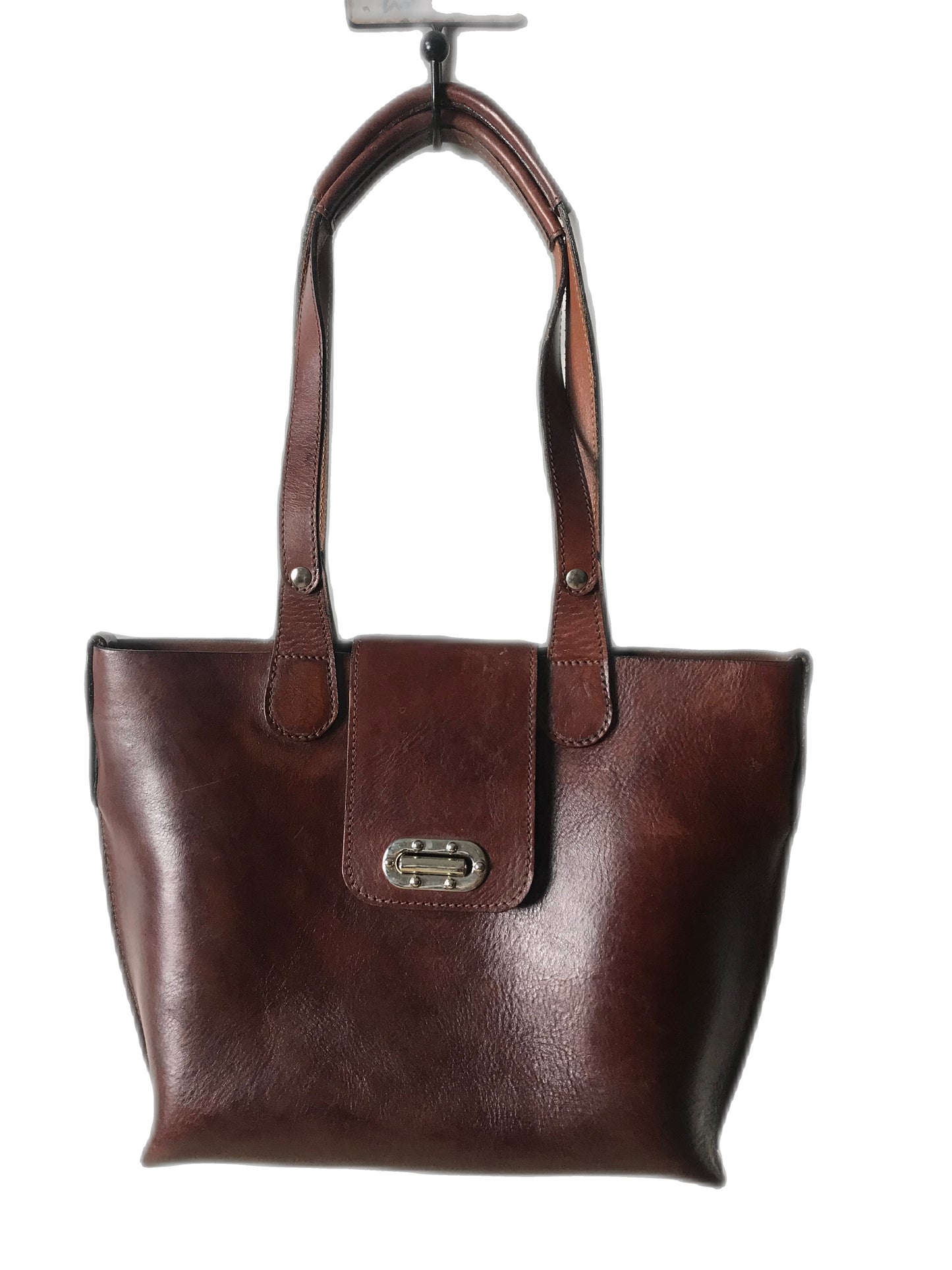 Vintage Solid Leather Handbag