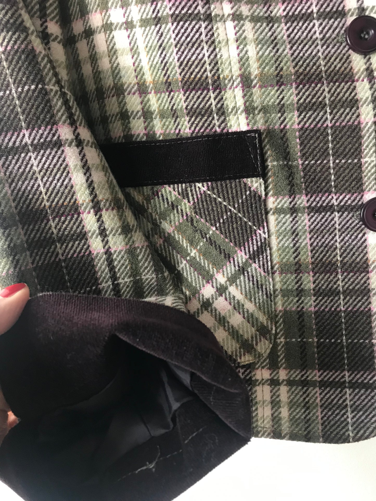 Vintage plaid blazer