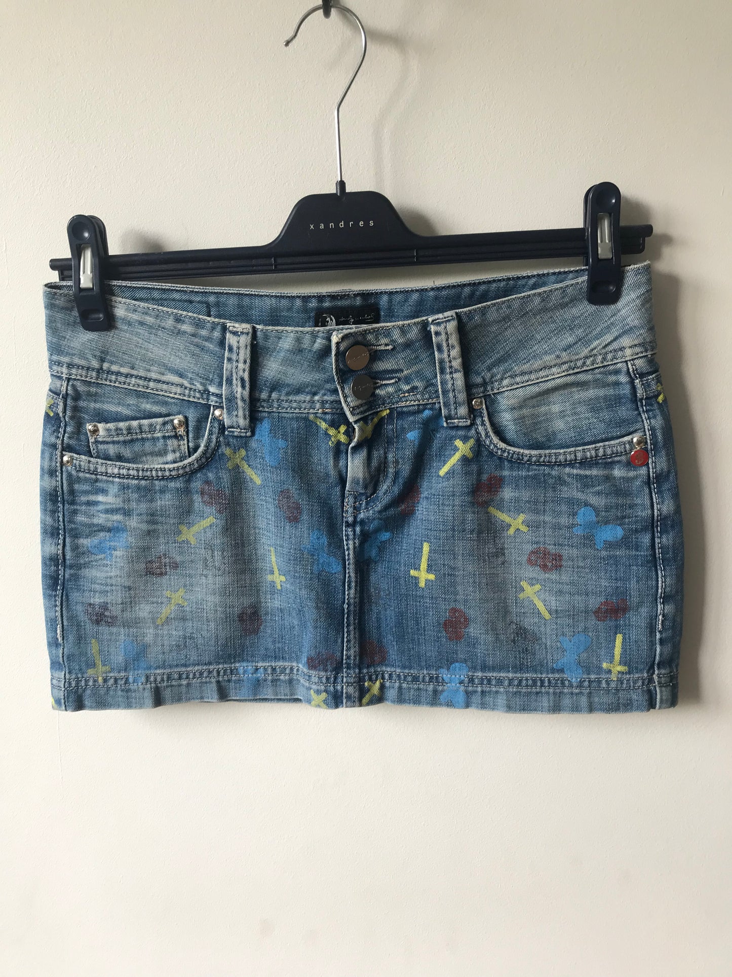 Andy Warhol denim skirt