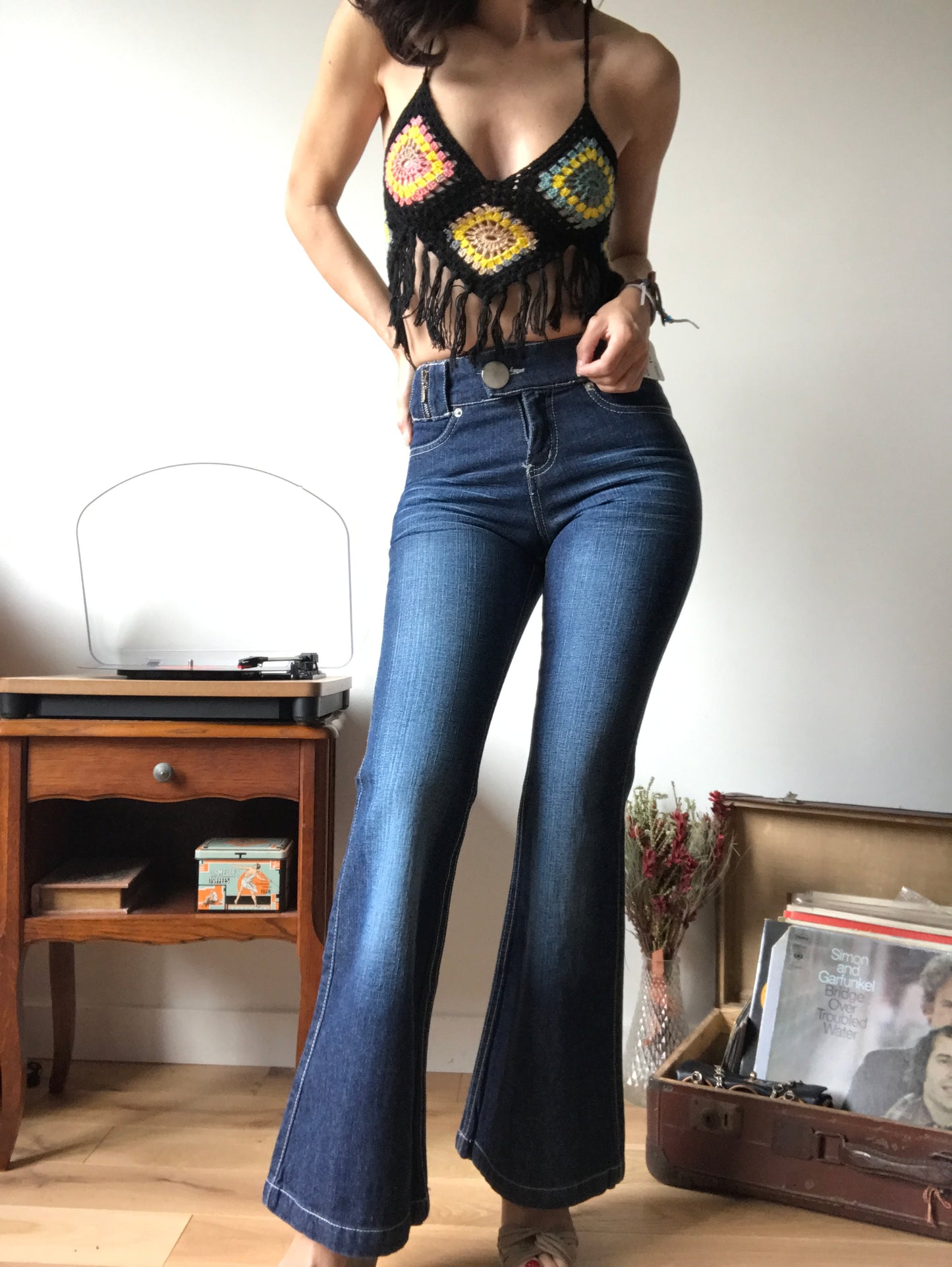 90s Vintage flared jeans