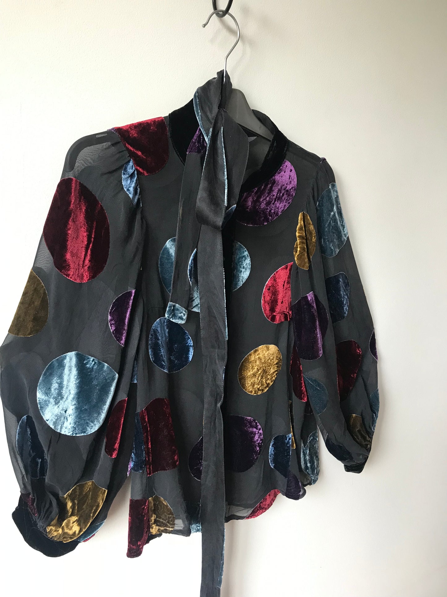 Vintage silk blend blouse