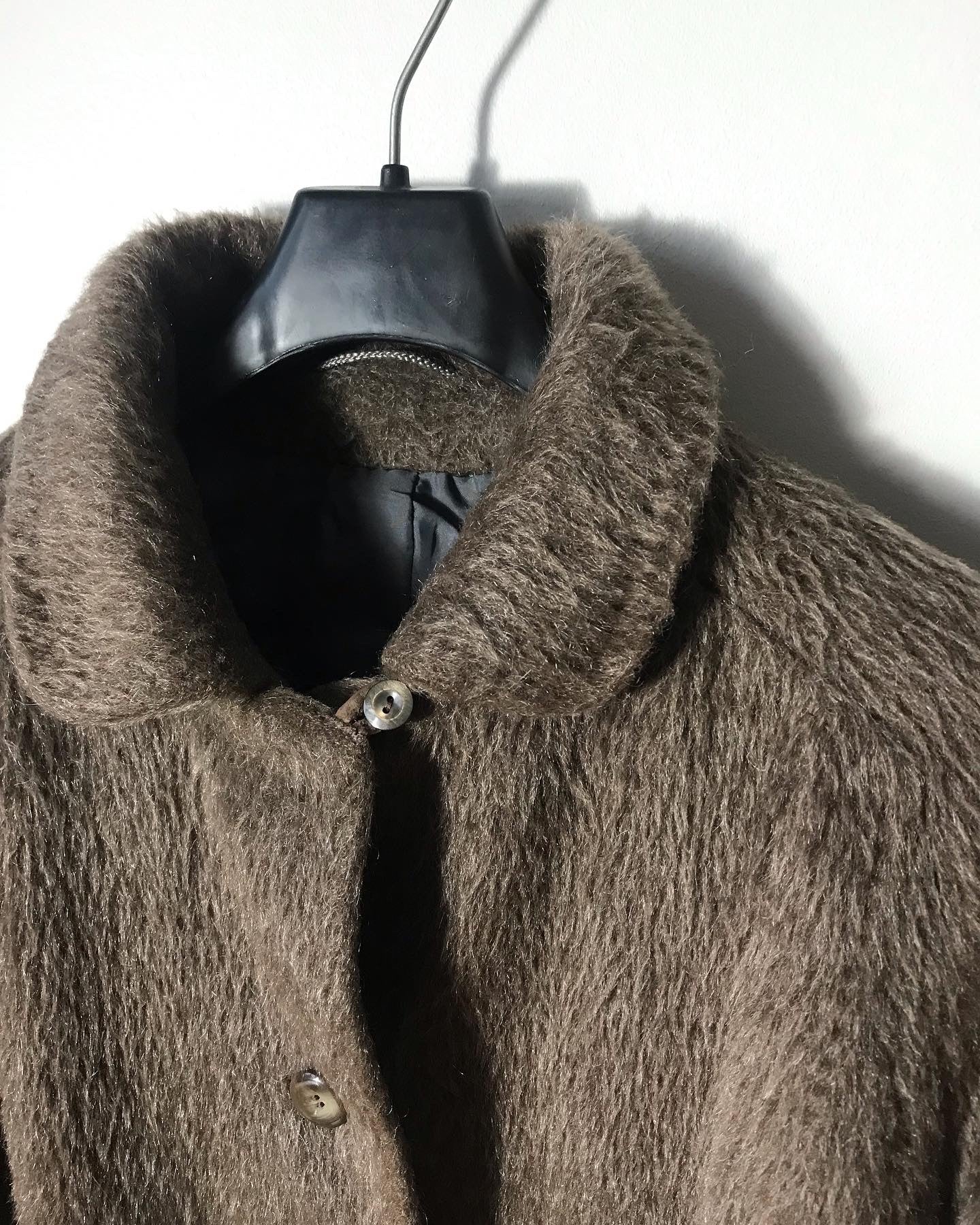 Vintage mohair wool coat