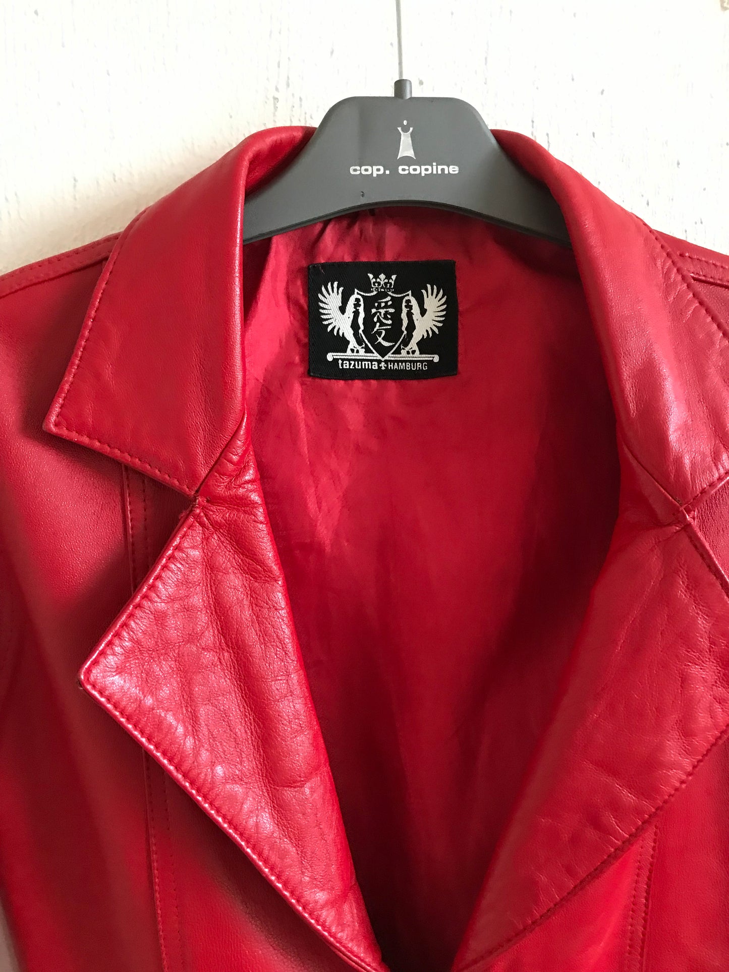 0 Vintage lamb leather jacket