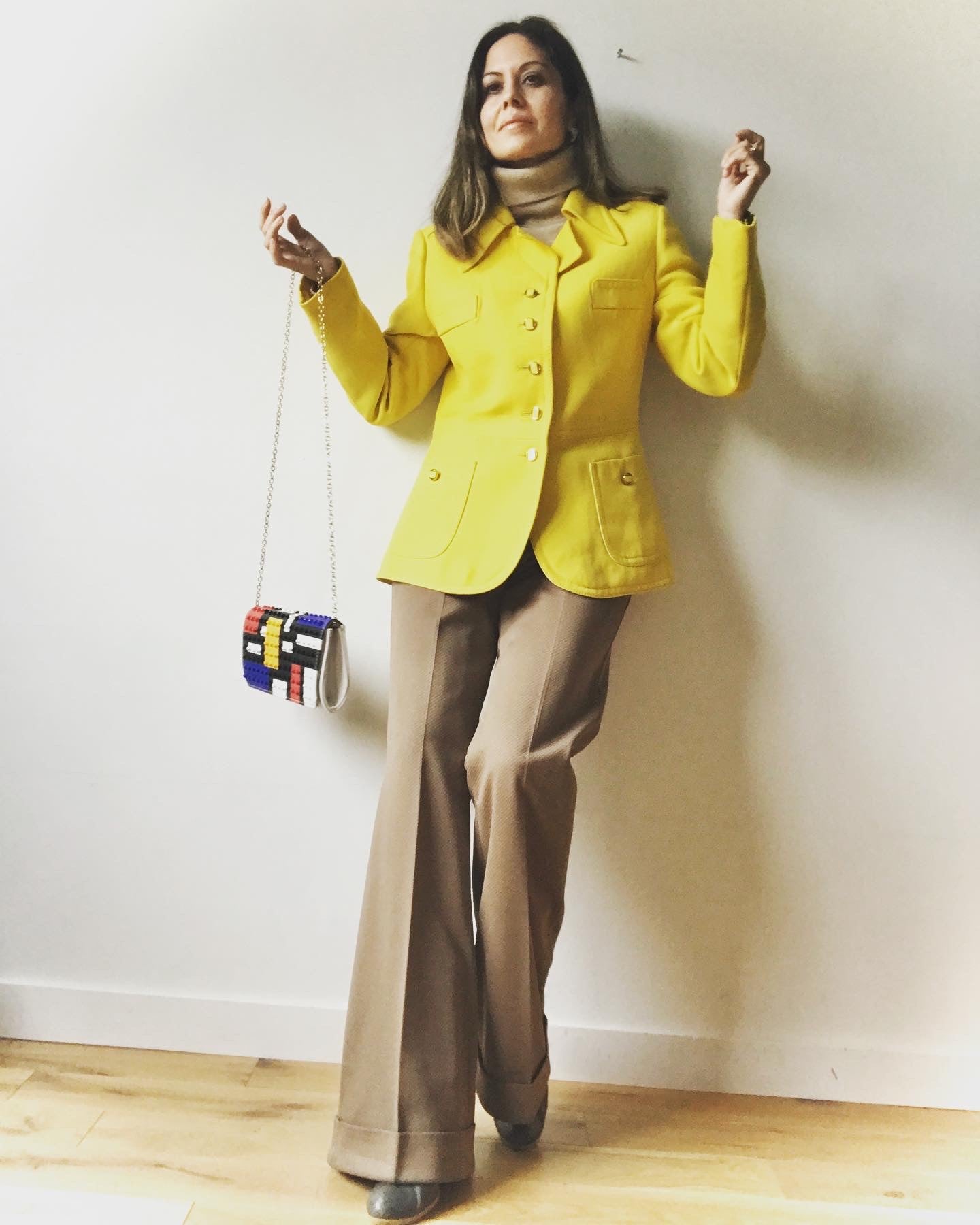 Vintage long blazer 70s