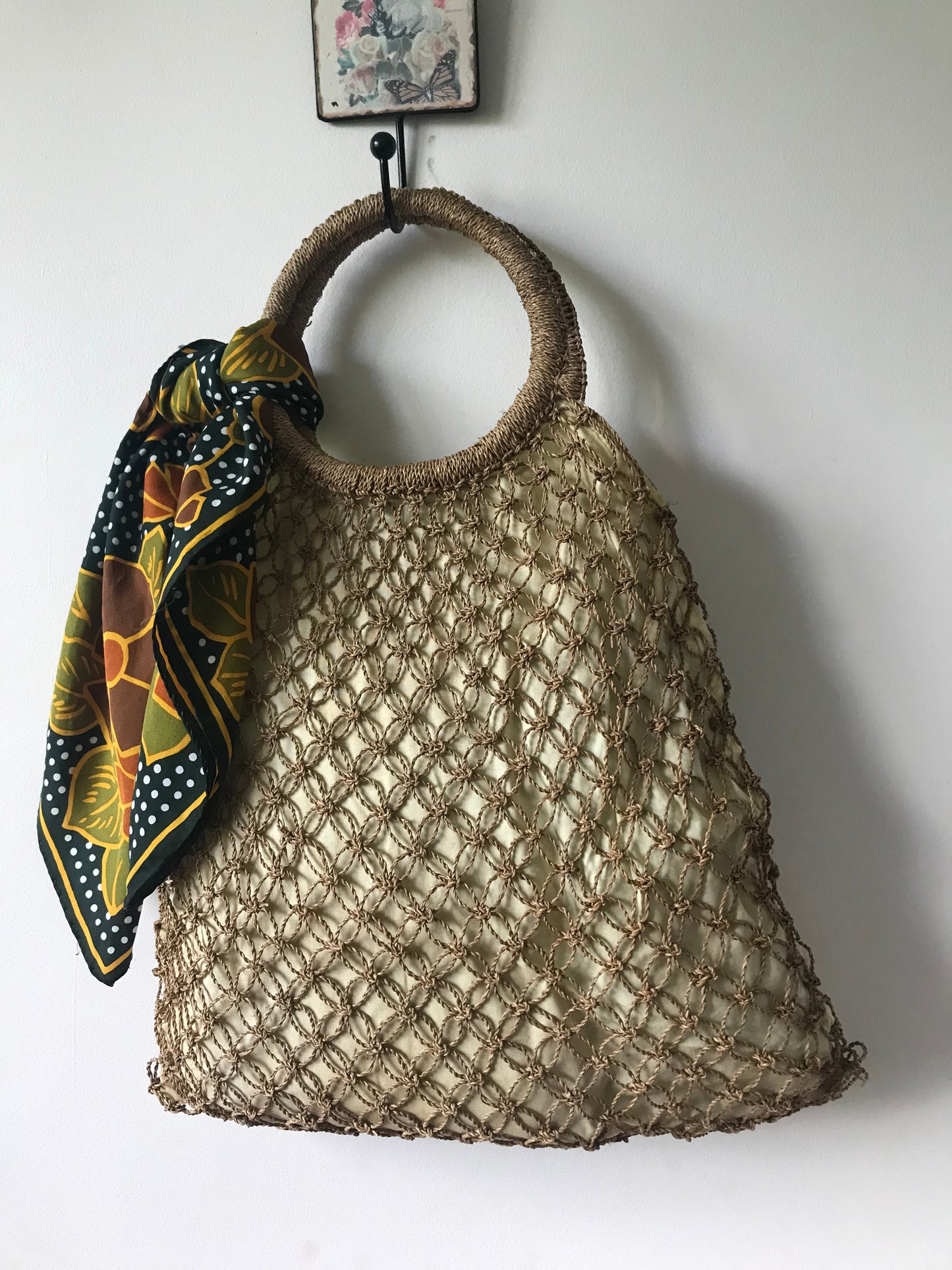 Vintage crochet bag