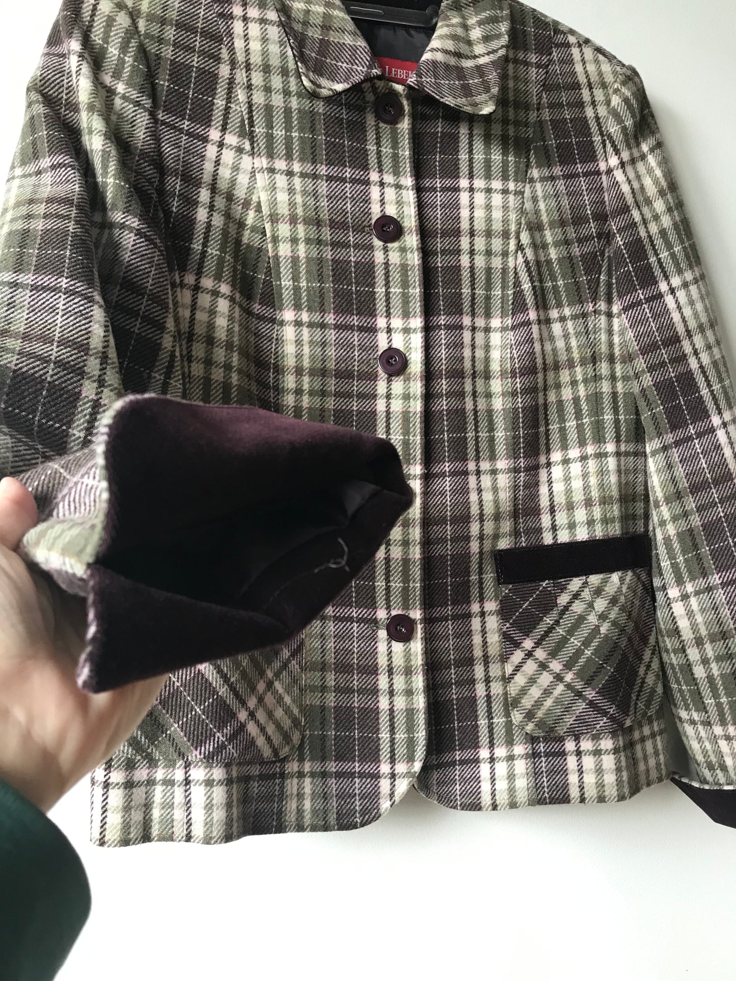 Vintage plaid blazer