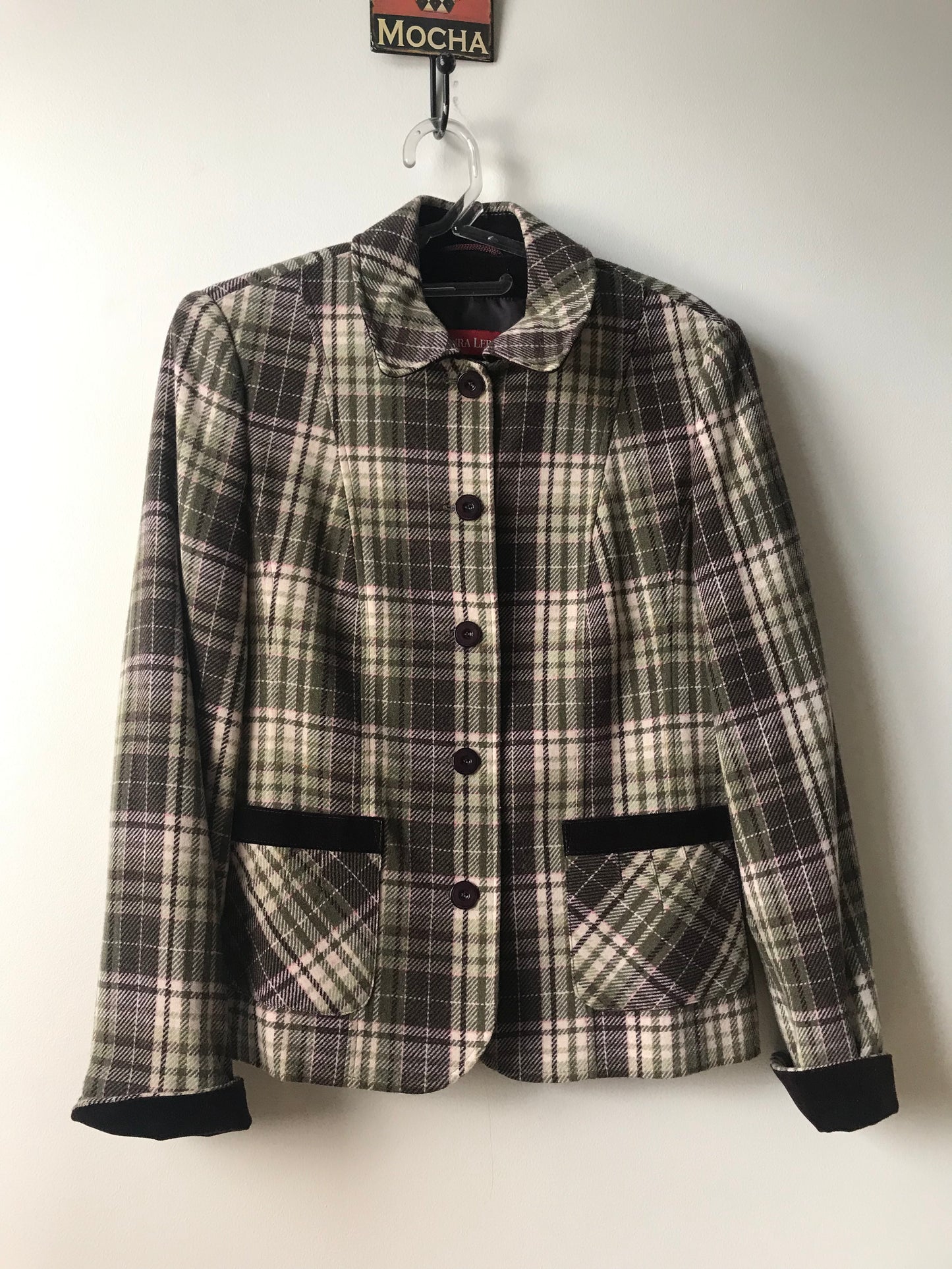 Vintage plaid blazer