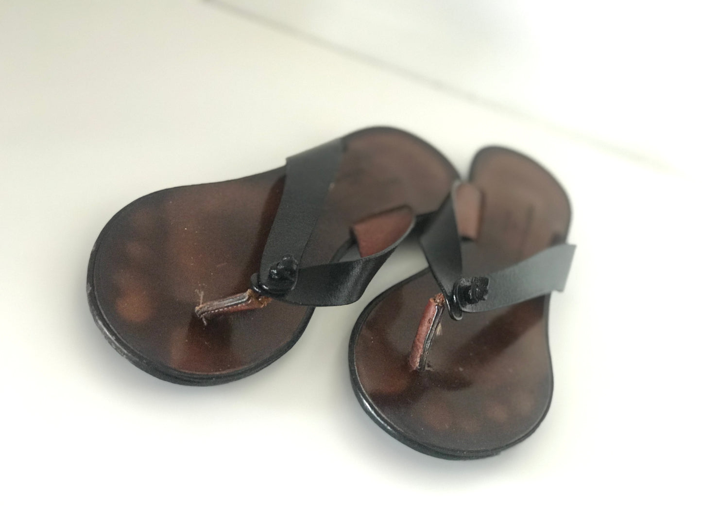 Robert Clergerie leather flip flop