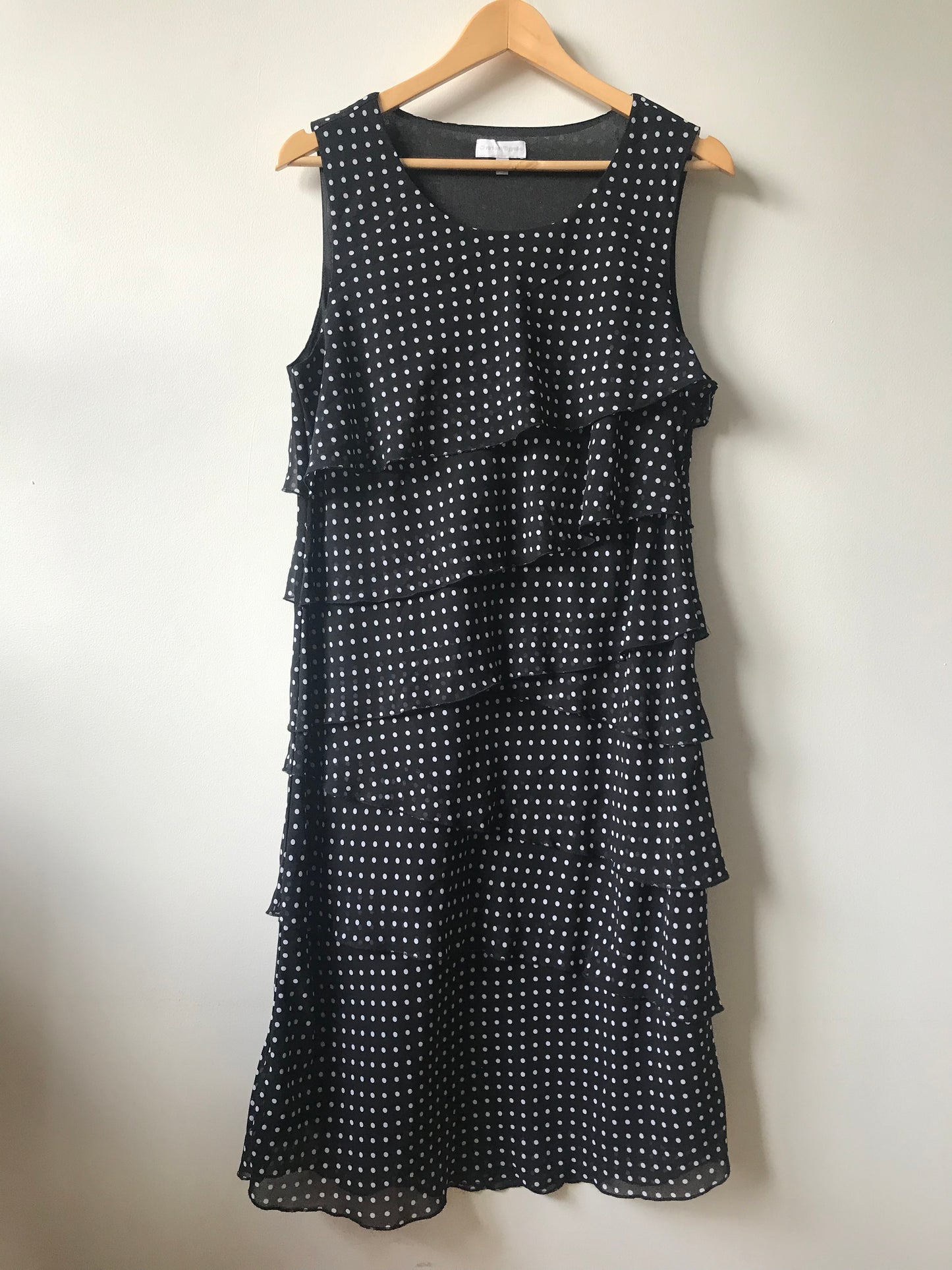 Polka dot midi dress, vintage